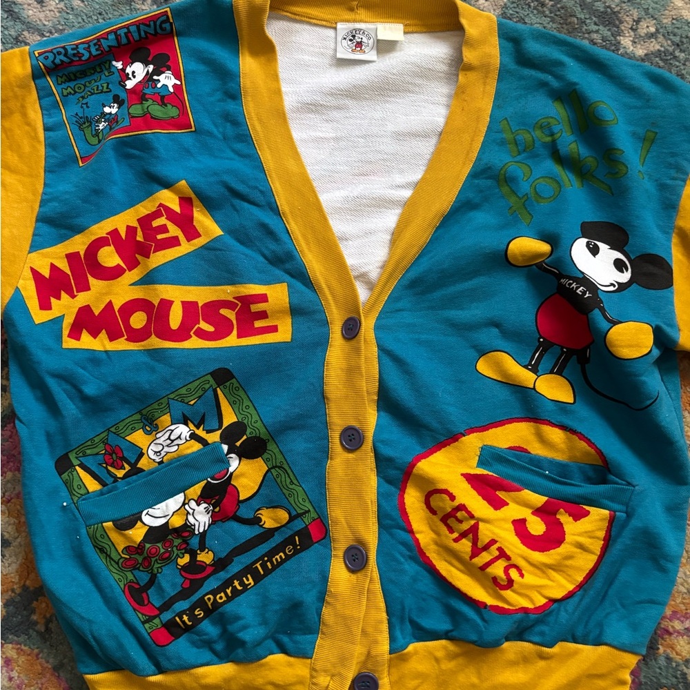 Mickey Mouse Colorful‎ Cardigan